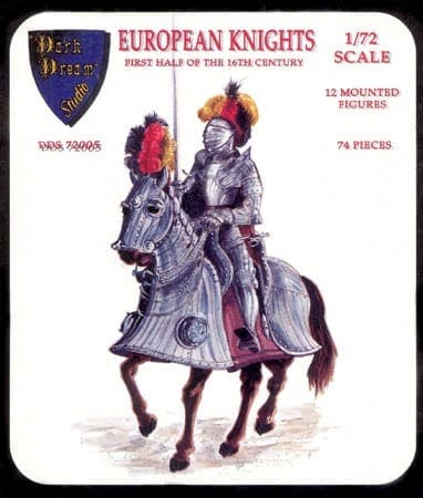 Dark Dream Studio - 72005 - European Knights - 1/72 Scale Model