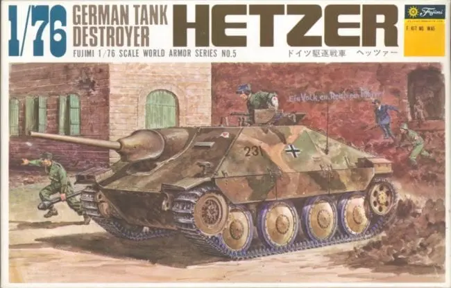 1/76 Fujimi - WA3 (761152) - Hetzer - 1/72 Scale Model