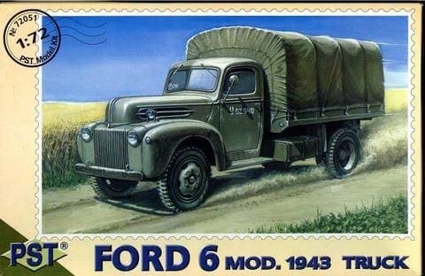 Pst - 72051 - Ford 6 mod. 1943 Truck - 1/72 Scale Model