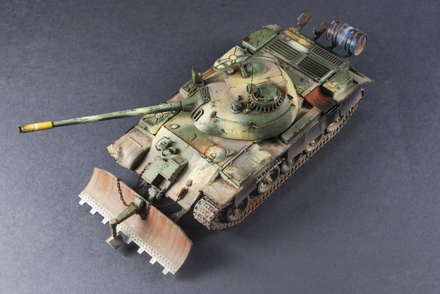 1/72 Trumpeter – 07284 – T-55 with BTU-55 (Iraq), Finished Model | 1/72 ...