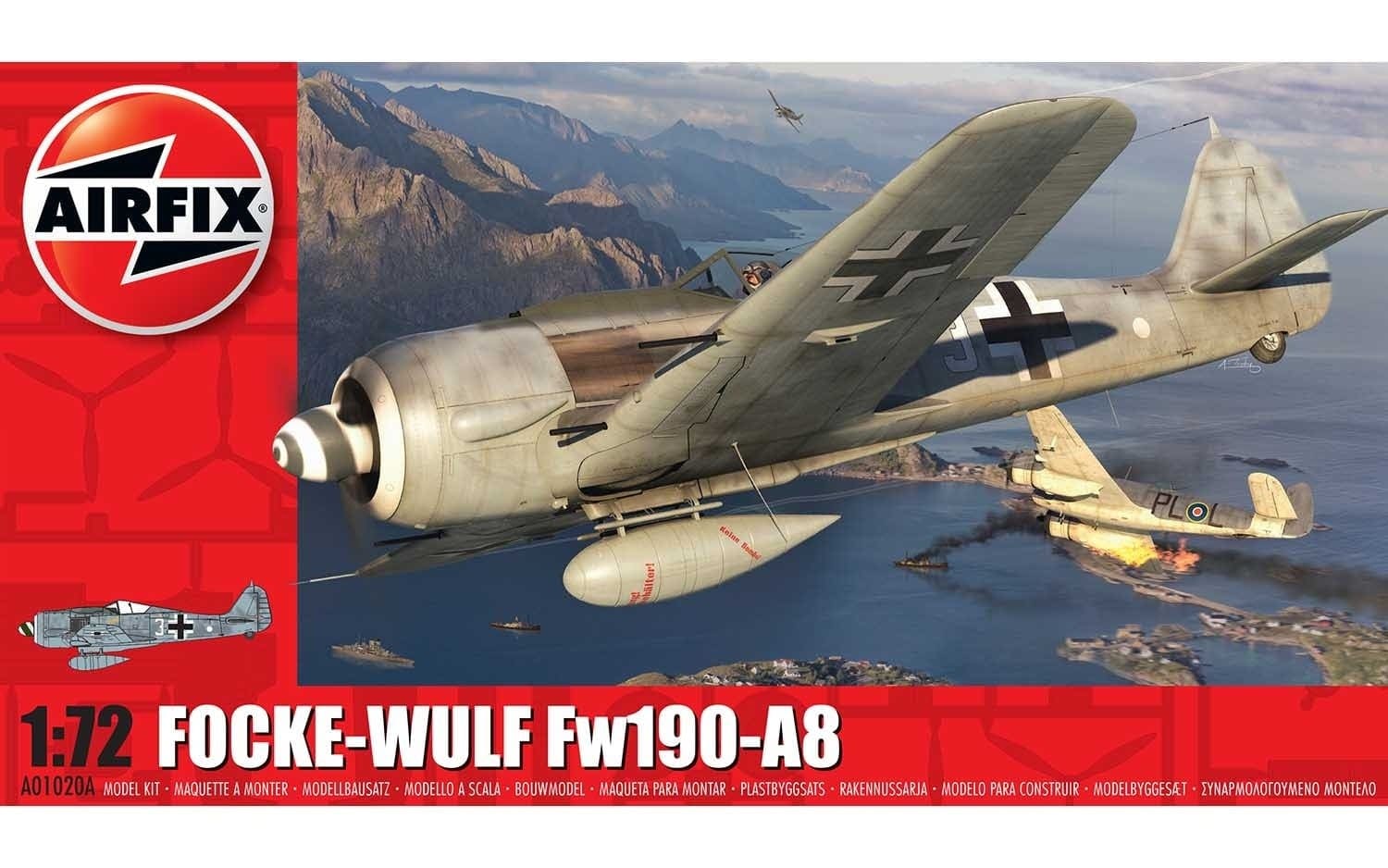 Airfix A01020a Focke Wulf Fw190a 8 172 Scale Model