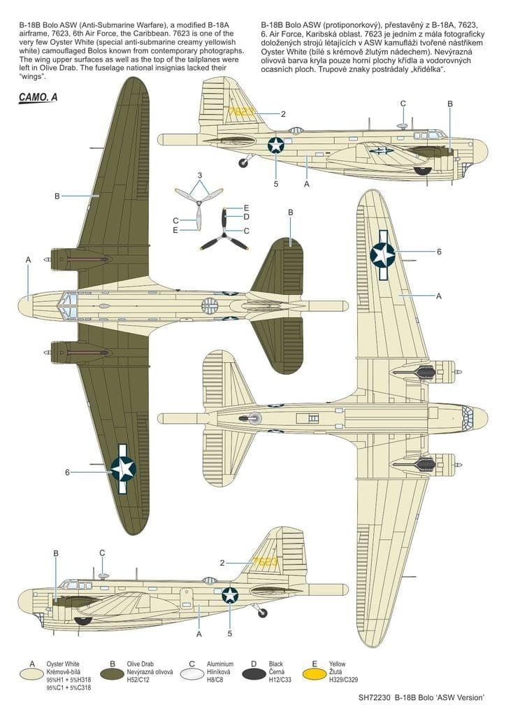 Special Hobby - 72230 - B-18B Bolo 'ASW Version' - 1/72 Scale Model