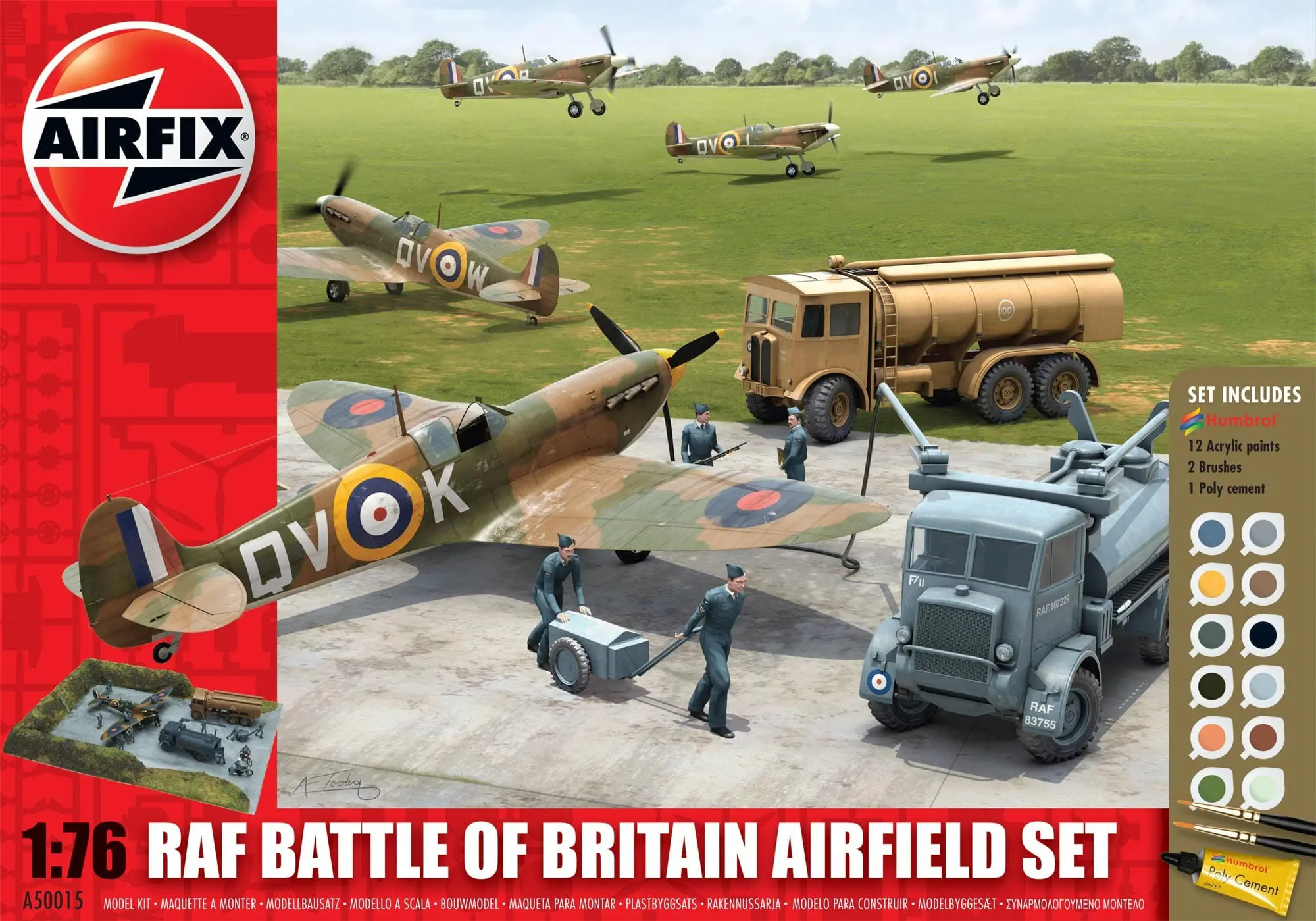 Airfix Raf Battle Of Britain Airfield Gift Set With Images | My XXX Hot ...
