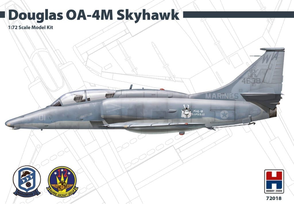 Hobby 00 H2k718 Douglas Oa 4m Skyhawk Samurai 1 72 Scale Model