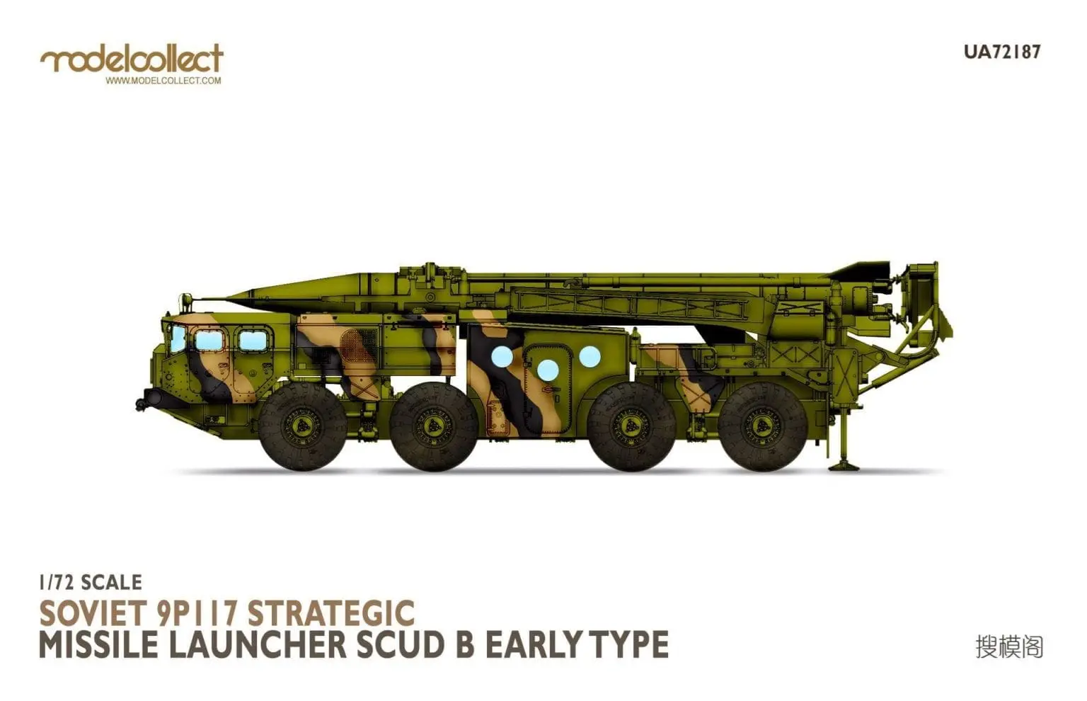 ModelCollect - UA72187 - Soviet 9P117 Strategic Missile Launcher (SCUD ...