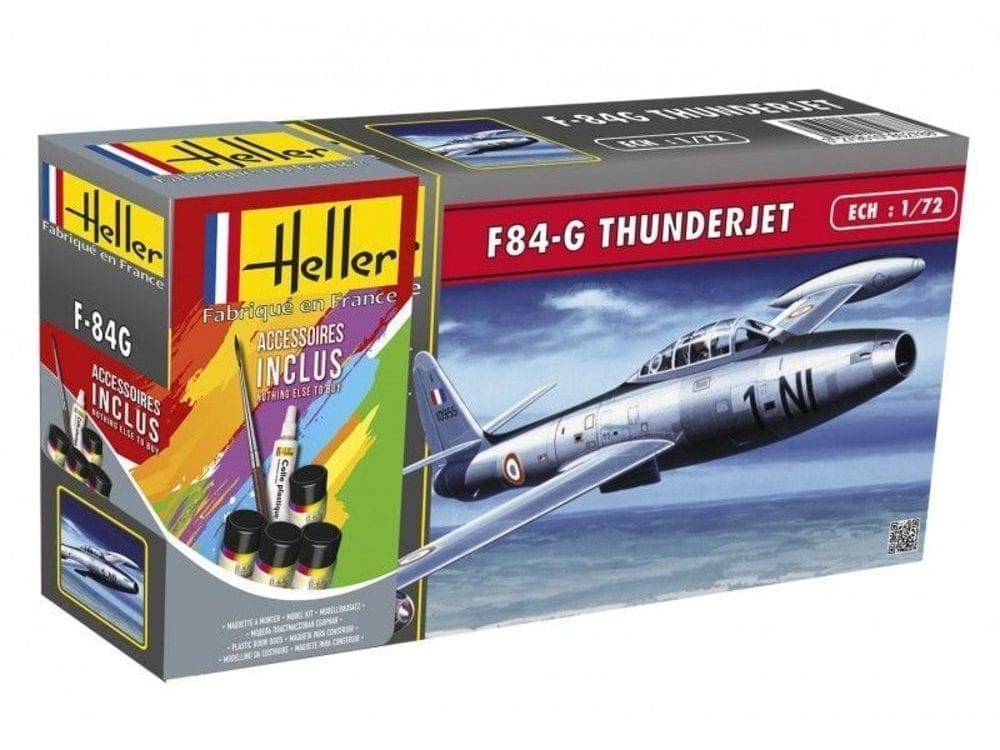 Heller - 56278 - F-84G Thunderjet (STARTER KIT) - 1/72 Scale Model