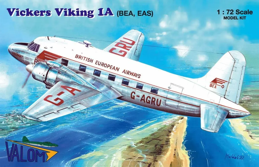 Valom - 72149 - Vickers Viking 1A (BEA, EAS) - 1/72 Scale Model