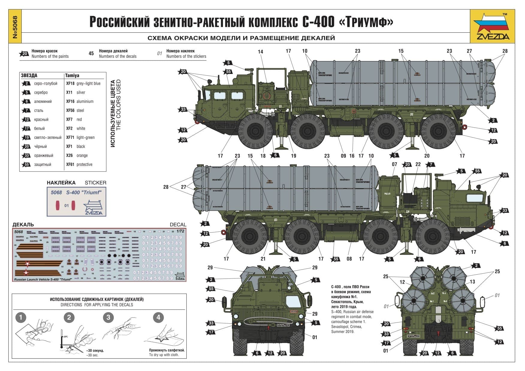 Zvezda - 5068 - Russian Launch Vehicle S-400 