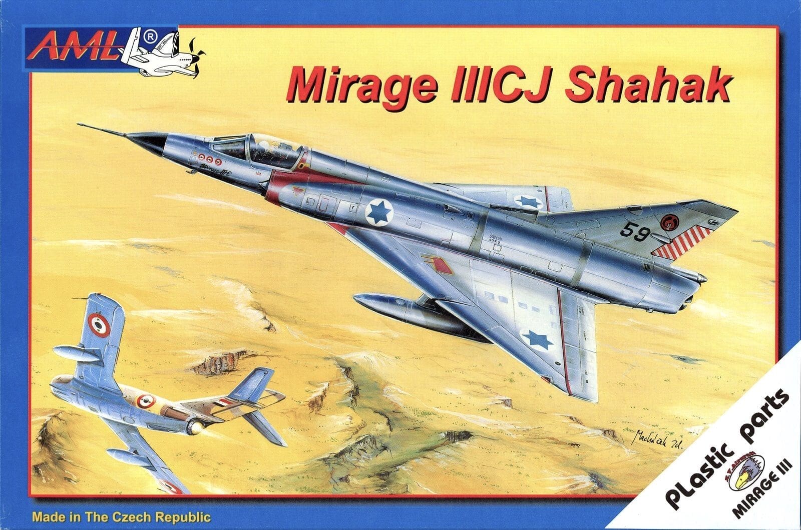 AML 72010 MIRAGE IIICJ SHAHAK 1 72 Scale Model