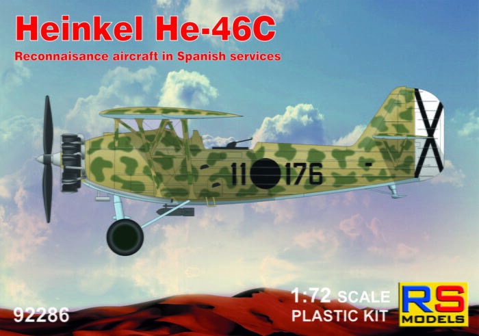 Heinkel He-46C - German WWII Reconnaissance Aircraft RS Models 92287