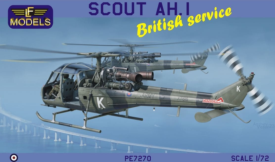 LF Models - PE7270 - Scout AH.1 British service - 1/72 Scale Model